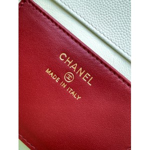 Chanel clutch with leather strap mini size 17x11.5x5cm Bags