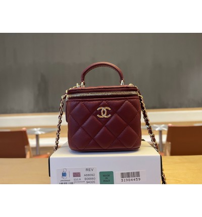 Chanel beauty vanity bag 11x8.5x7cm