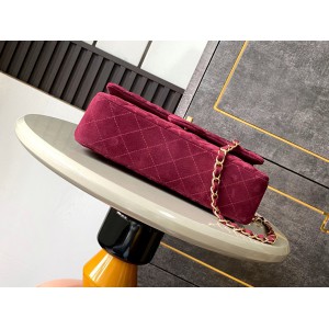Chanel classic flap bag 25x16x7cm suede Bags