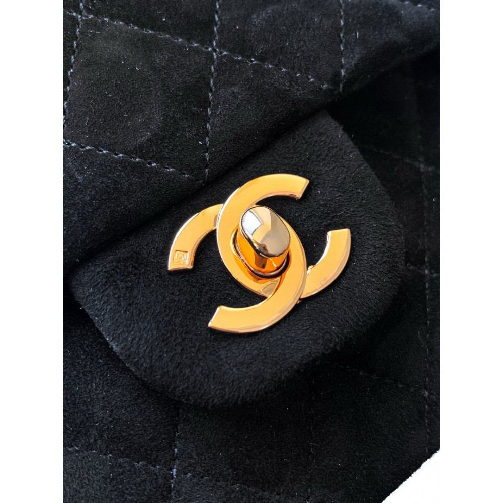 Chanel classic flap bag 25x16x7cm suede Bags