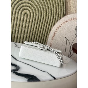 Chanel classic flap bag medium size 25x16x7cm REAL GRAINED LEATHER 100% Bags