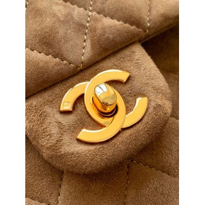 Chanel classic flap bag 25x16x7cm suede Bags