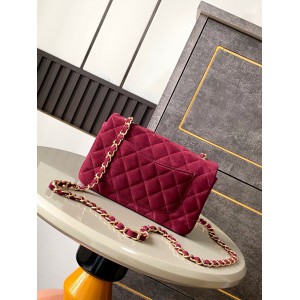 Chanel classic flap bag 20x13x5cm suede Bags