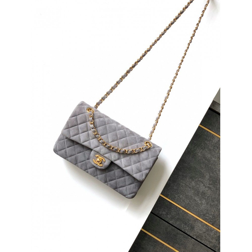 Chanel classic flap bag 25x16x7cm suede Bags