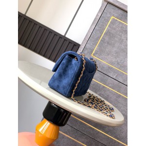 Chanel classic flap bag 20x13x5cm suede Bags