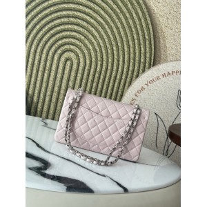 Chanel classic flap bag medium size 25x16x7cm REAL GRAINED LEATHER 100% Bags