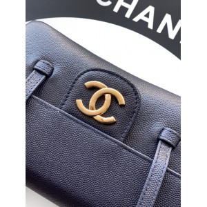 Chanel clutch with leather strap mini size 17x11.5x5cm Bags