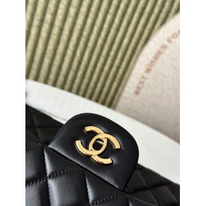Chanel classic flap bag jumbo size leather 30x21cm Bags