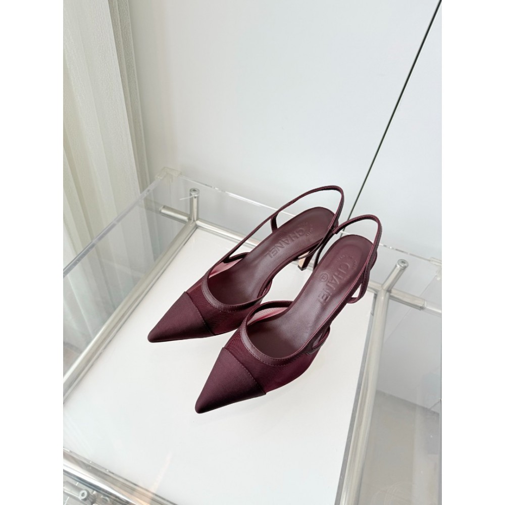 Chanel slingback pumps 8cm 36-41 Shoes