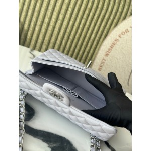 Chanel classic flap bag medium size 25x16x7cm REAL GRAINED LEATHER 100% Bags