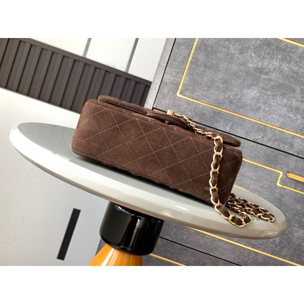 Chanel classic flap bag 20x13x5cm suede Bags