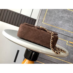 Chanel classic flap bag 20x13x5cm suede Bags