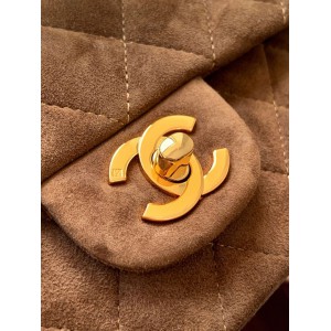 Chanel classic flap bag 20x13x5cm suede Bags