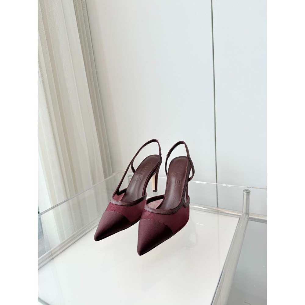 Chanel slingback pumps 8cm 36-41 Shoes