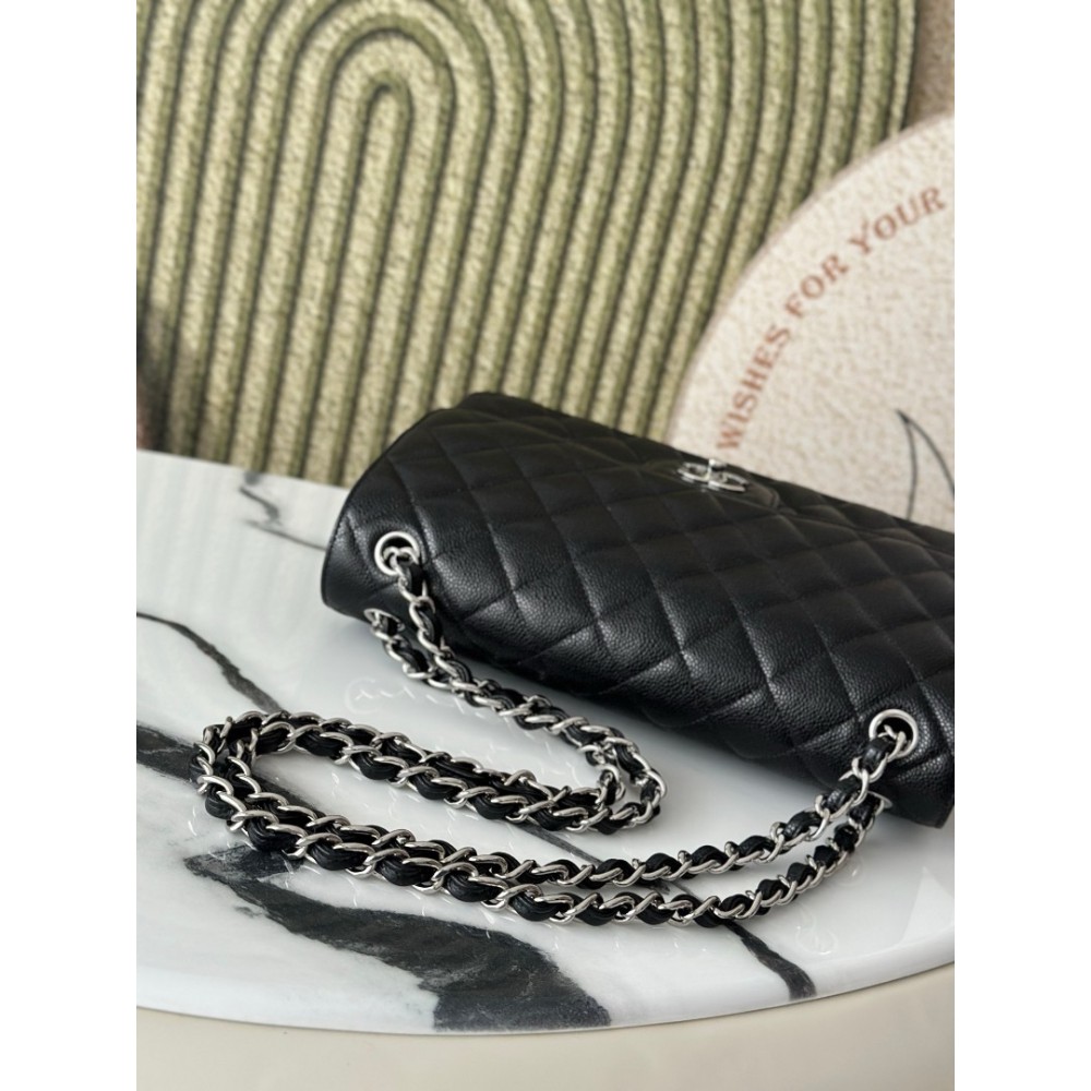 Chanel classic flap bag jumbo size grained leather 30x21cm Bags