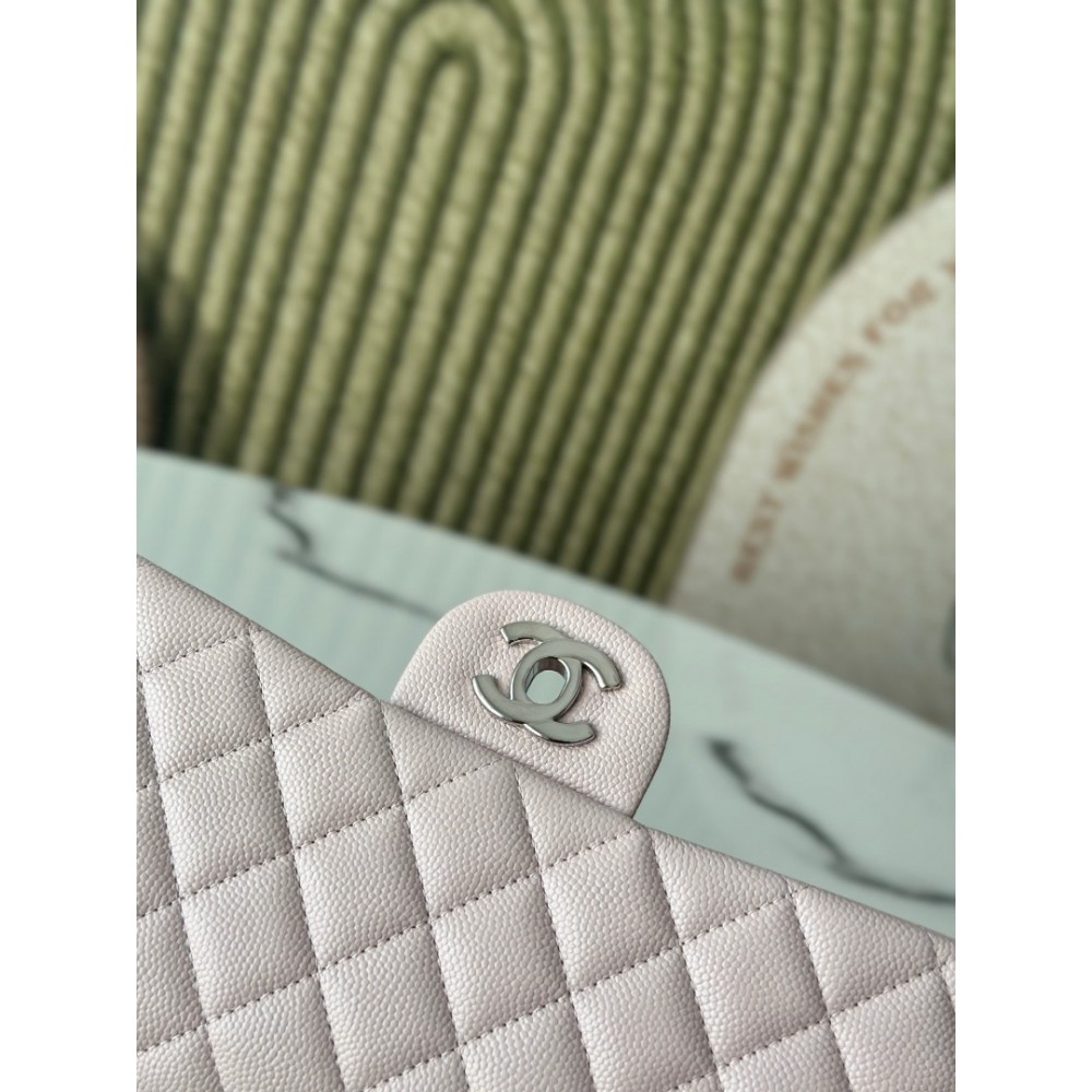 Chanel classic flap bag medium size 25x16x7cm REAL GRAINED LEATHER 100% Bags