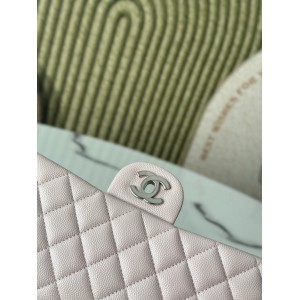 Chanel classic flap bag medium size 25x16x7cm REAL GRAINED LEATHER 100% Bags