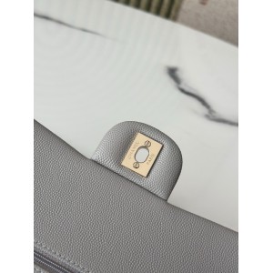 Chanel classic flap bag medium size 25x16x7cm REAL GRAINED LEATHER 100% Bags