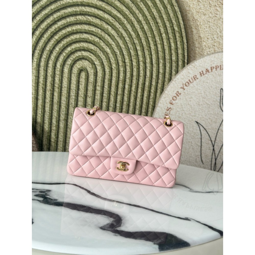 Chanel classic flap bag medium size 25x16x7cm REAL LEATHER 100% Bags