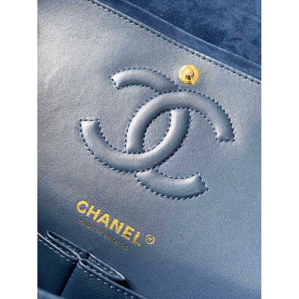 Chanel classic flap bag 25x16x7cm suede Bags
