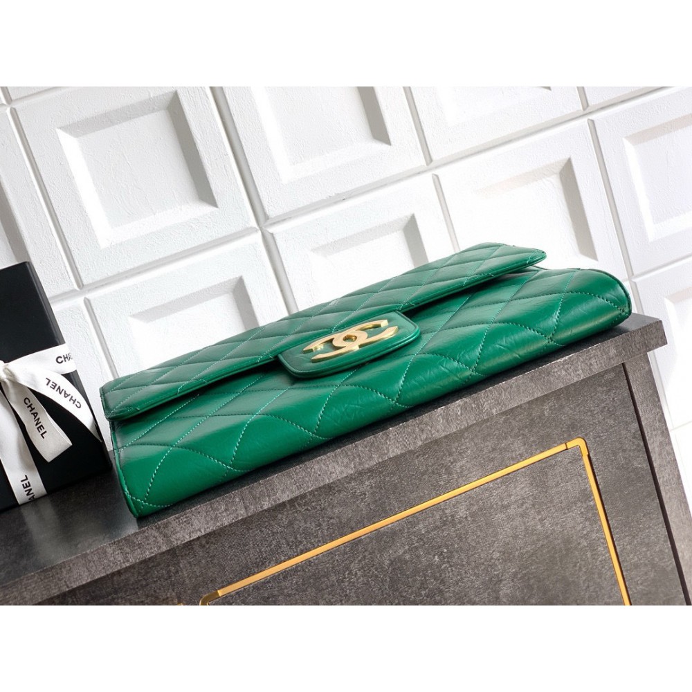 Chanel clutch 27.5x41x6.5cm leather 100% Bags