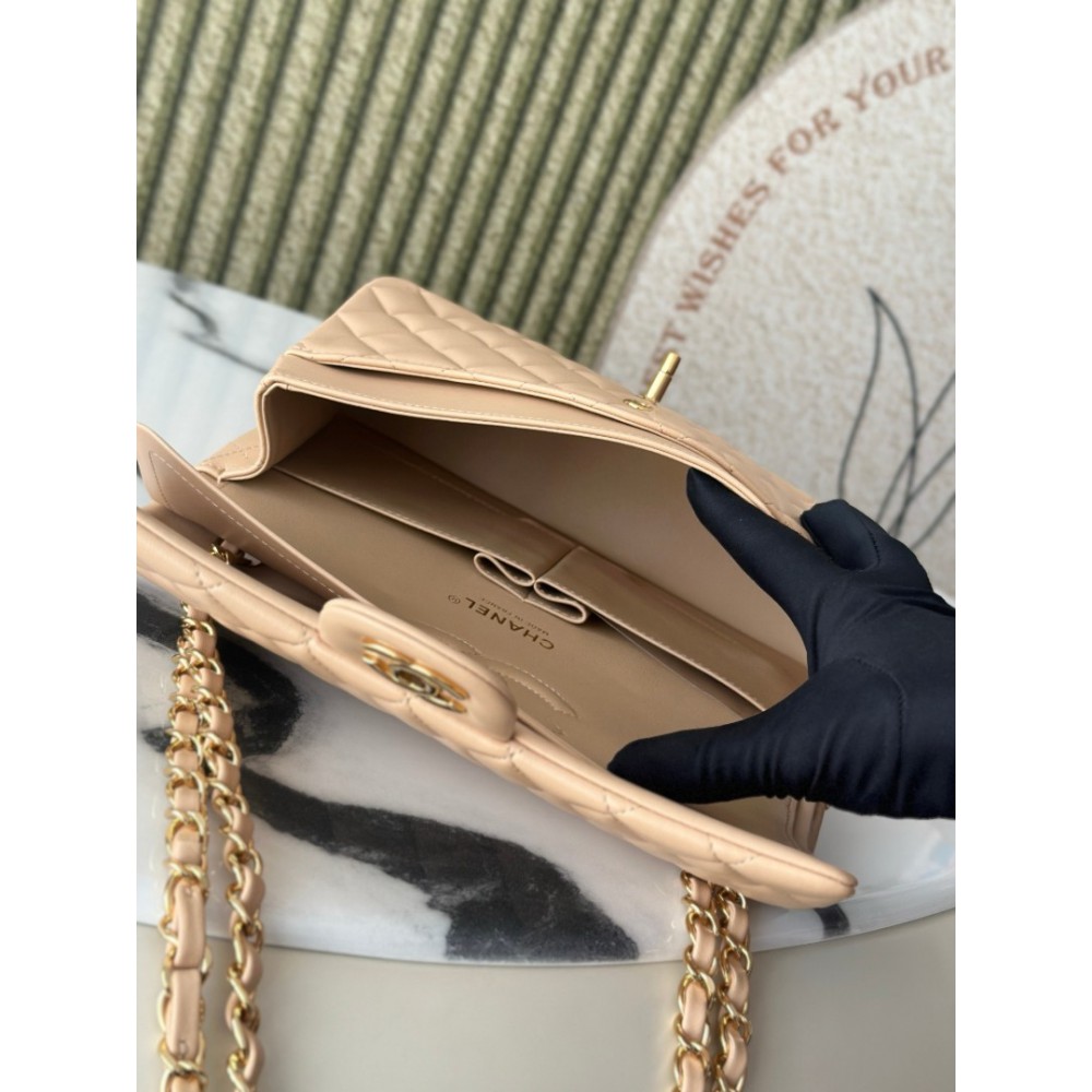 Chanel classic flap bag medium size 25x16x7cm REAL LEATHER 100% Bags