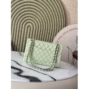 Chanel classic flap bag medium size 25x16x7cm REAL GRAINED LEATHER 100% Bags