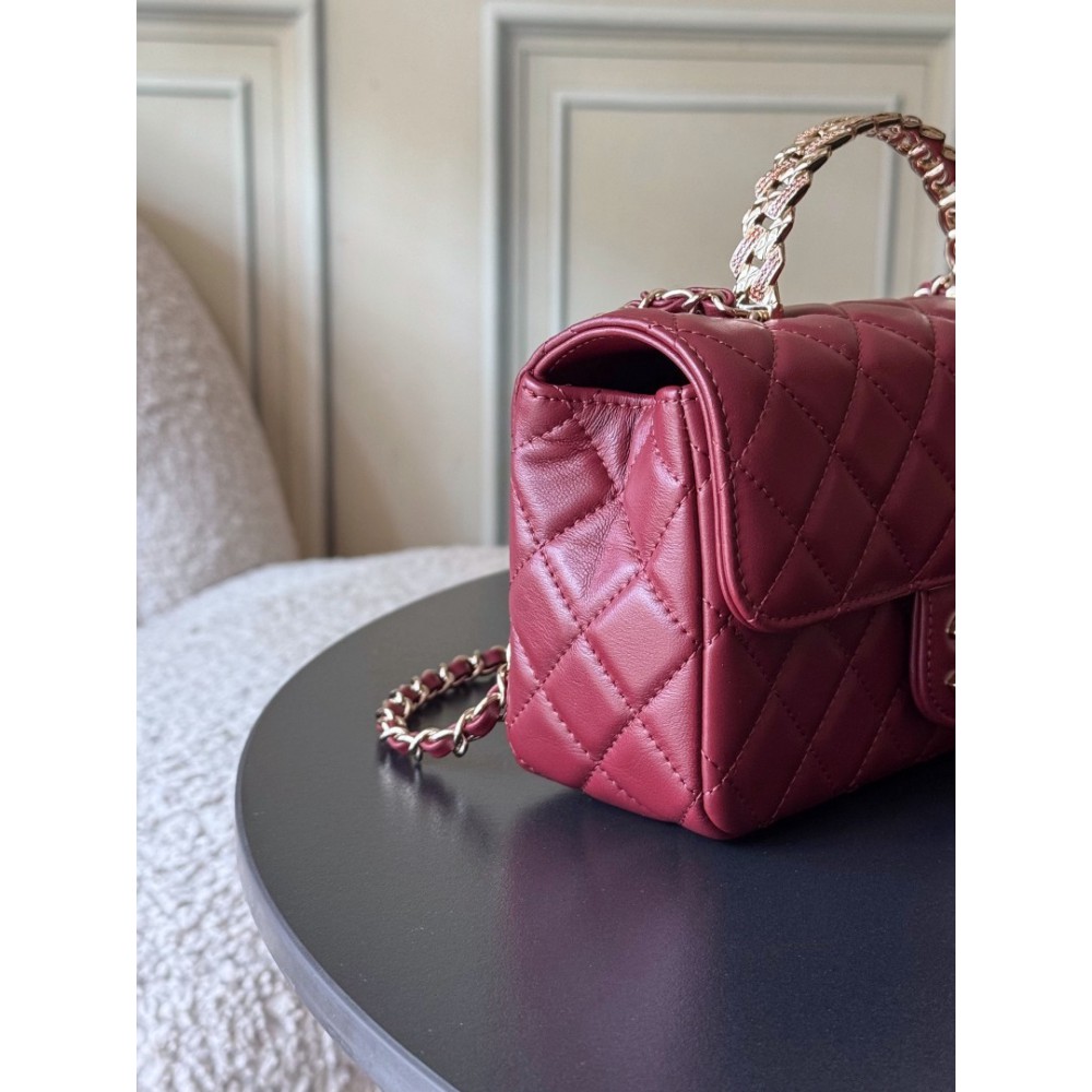 Chanel Classic flap top handle 20x14x7cm  Bags