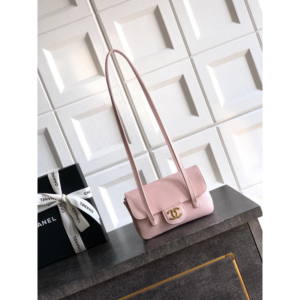 Chanel clutch with leather strap mini size 17x11.5x5cm Bags