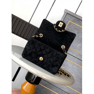 Chanel classic flap bag 20x13x5cm suede Bags