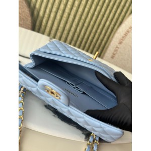 Chanel classic flap bag medium size 25x16x7cm REAL LEATHER 100% Bags