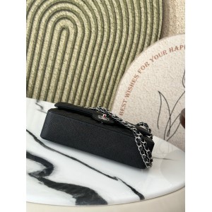 Chanel classic flap bag medium size 25x16x7cm REAL GRAINED LEATHER 100% Bags