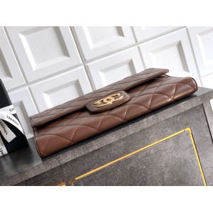 Chanel clutch 27.5x41x6.5cm leather 100% Bags