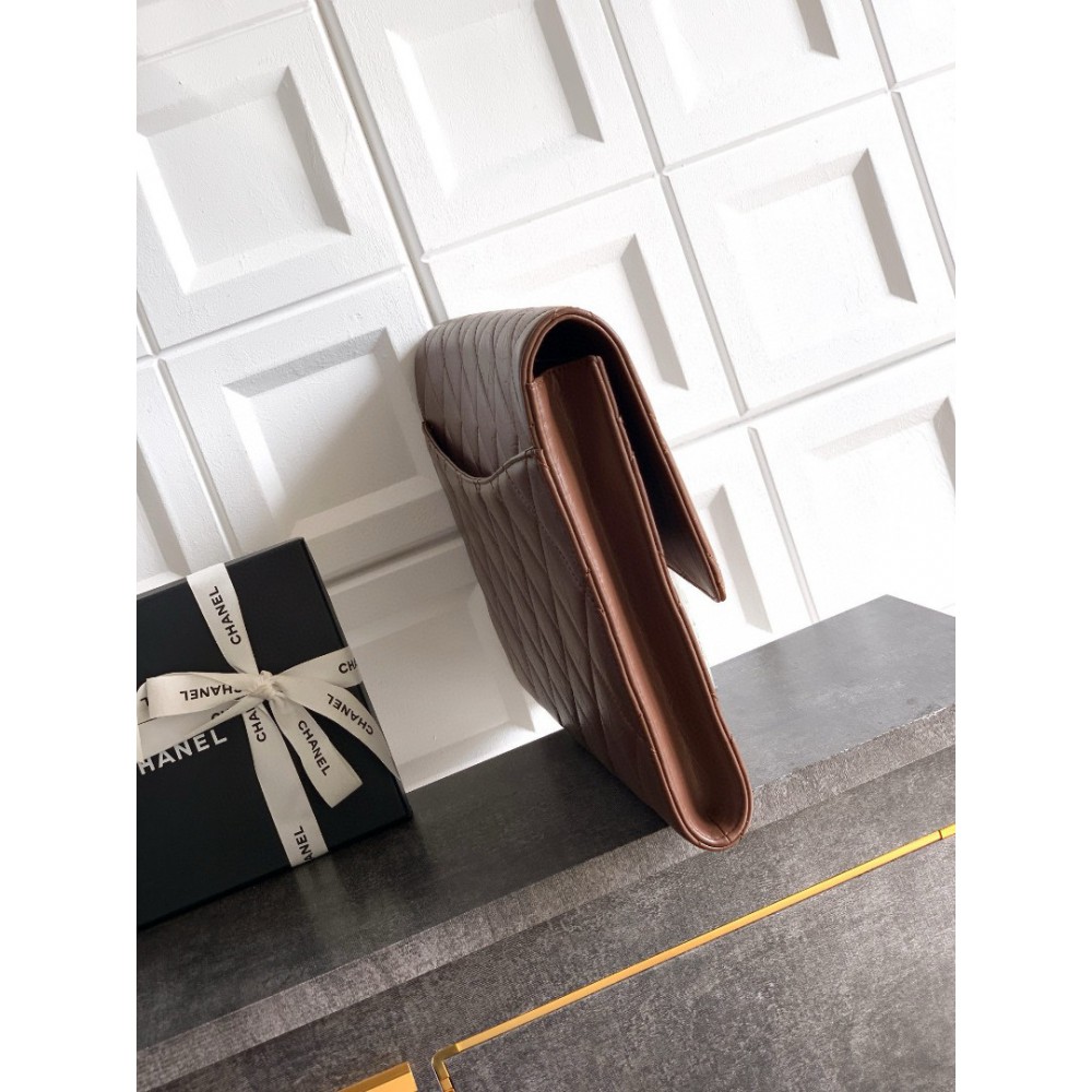 Chanel clutch 27.5x41x6.5cm leather 100% Bags