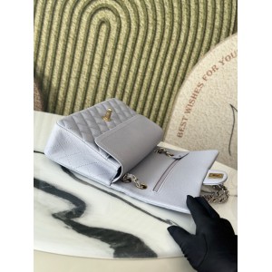 Chanel classic flap bag medium size 25x16x7cm REAL GRAINED LEATHER 100% Bags