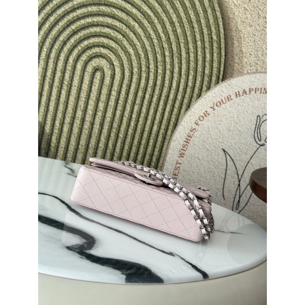 Chanel classic flap bag medium size 25x16x7cm REAL GRAINED LEATHER 100% Bags