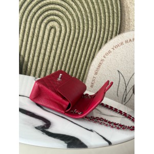 Chanel classic flap bag medium size 25x16x7cm REAL GRAINED LEATHER 100% Bags