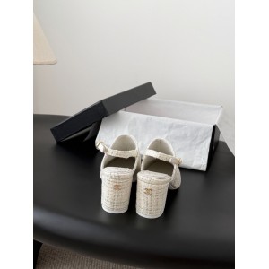 Chanel slingback mules tweed & grosgrain 36-41 Shoes