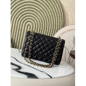 Chanel classic flap bag jumbo size leather 30x21cm Bags
