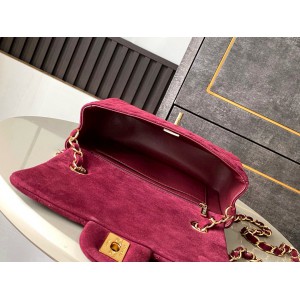 Chanel classic flap bag 20x13x5cm suede Bags