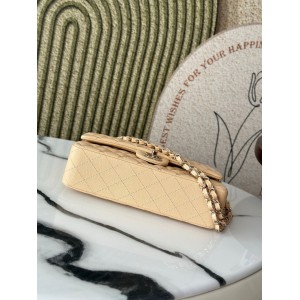 Chanel classic flap bag medium size 25x16x7cm REAL GRAINED LEATHER 100% Bags