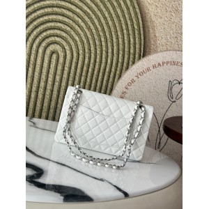 Chanel classic flap bag medium size 25x16x7cm REAL GRAINED LEATHER 100% Bags