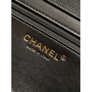 Chanel clutch with leather strap 15x22x7cm 