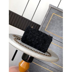 Chanel classic flap bag 20x13x5cm suede Bags