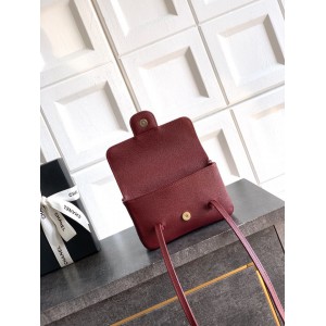 Chanel clutch with leather strap mini size 17x11.5x5cm Bags