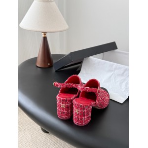 Chanel slingback mules tweed & grosgrain 36-41 Shoes