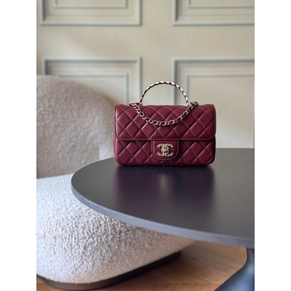 Chanel Classic flap top handle 20x14x7cm  Bags
