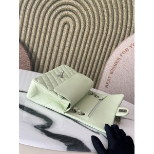 Chanel classic flap bag medium size 25x16x7cm REAL GRAINED LEATHER 100% Bags