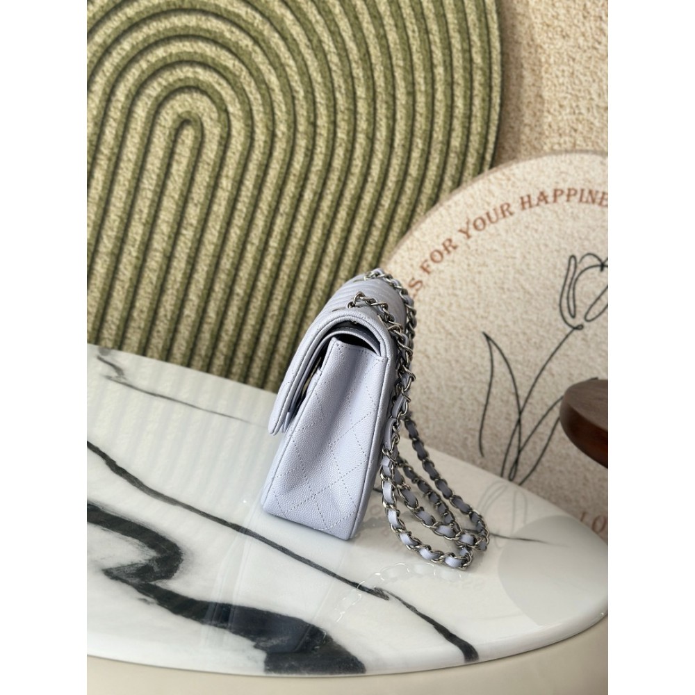 Chanel classic flap bag medium size 25x16x7cm REAL GRAINED LEATHER 100% Bags