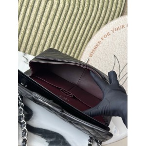 Chanel classic flap bag jumbo size leather 30x21cm Bags